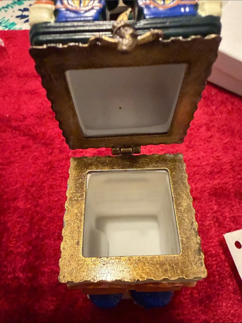 1999 Monopoly Oriental Ave Mediterranean ave hinged trinket boxes like new